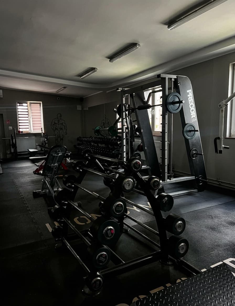 IRON Gym — HALA · Strefa wolnych ciężarów